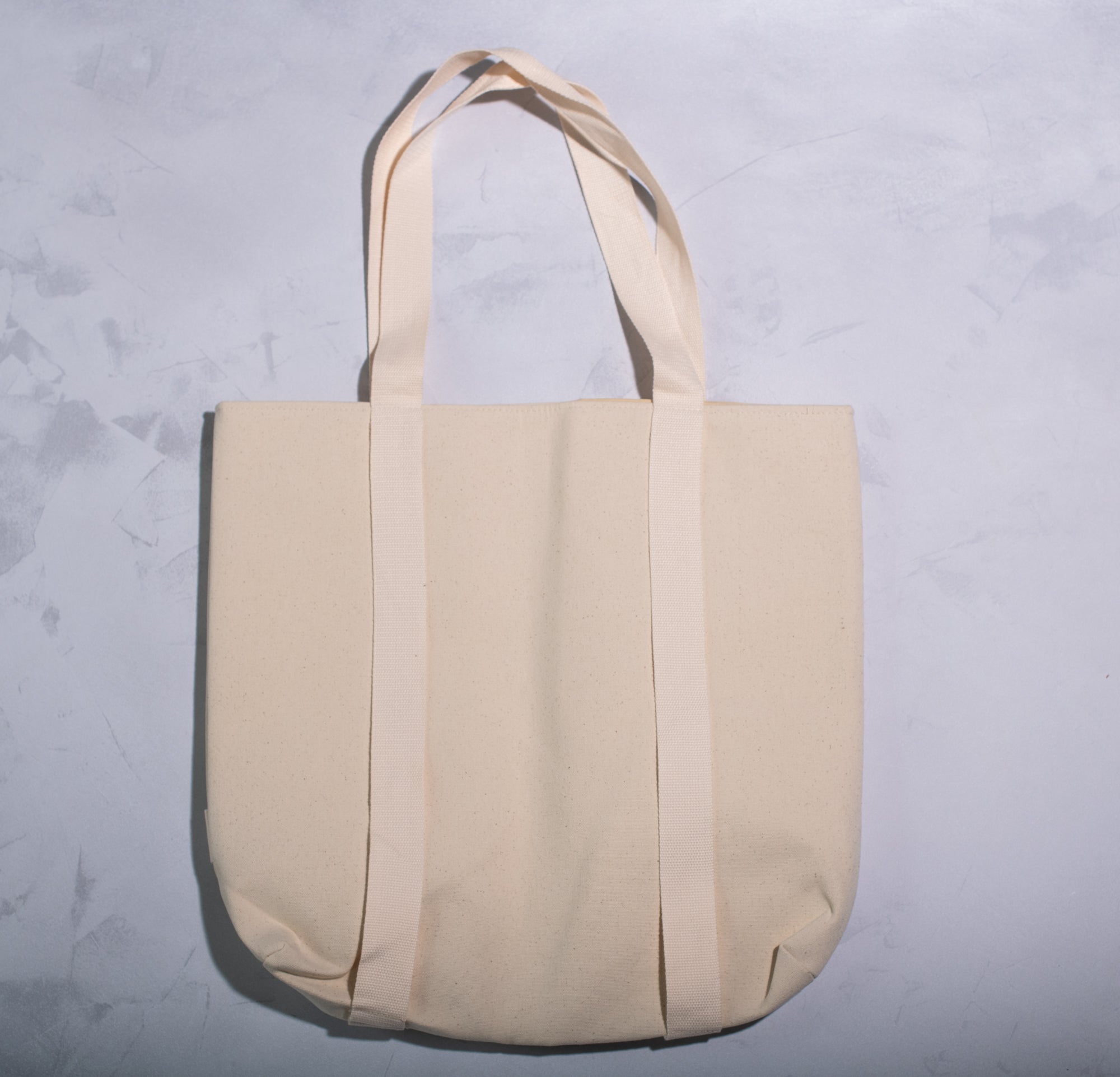 blakely large metallic canvas tote bag