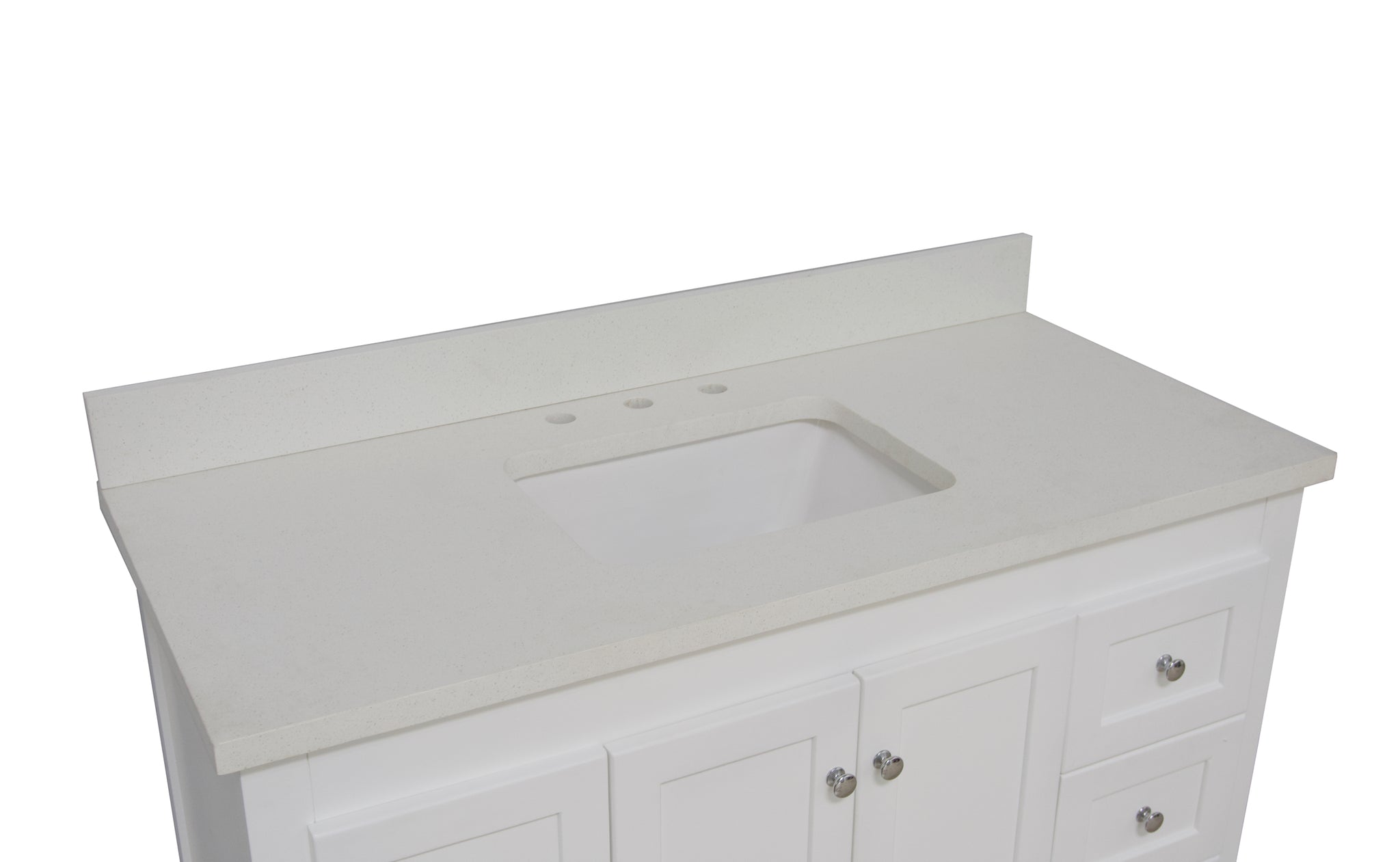 48 Inch White Bathroom Vanity With Top