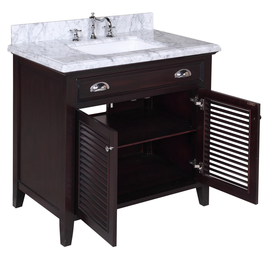 36inch Bathroom Vanities Solid Wood Construction Free Shipping