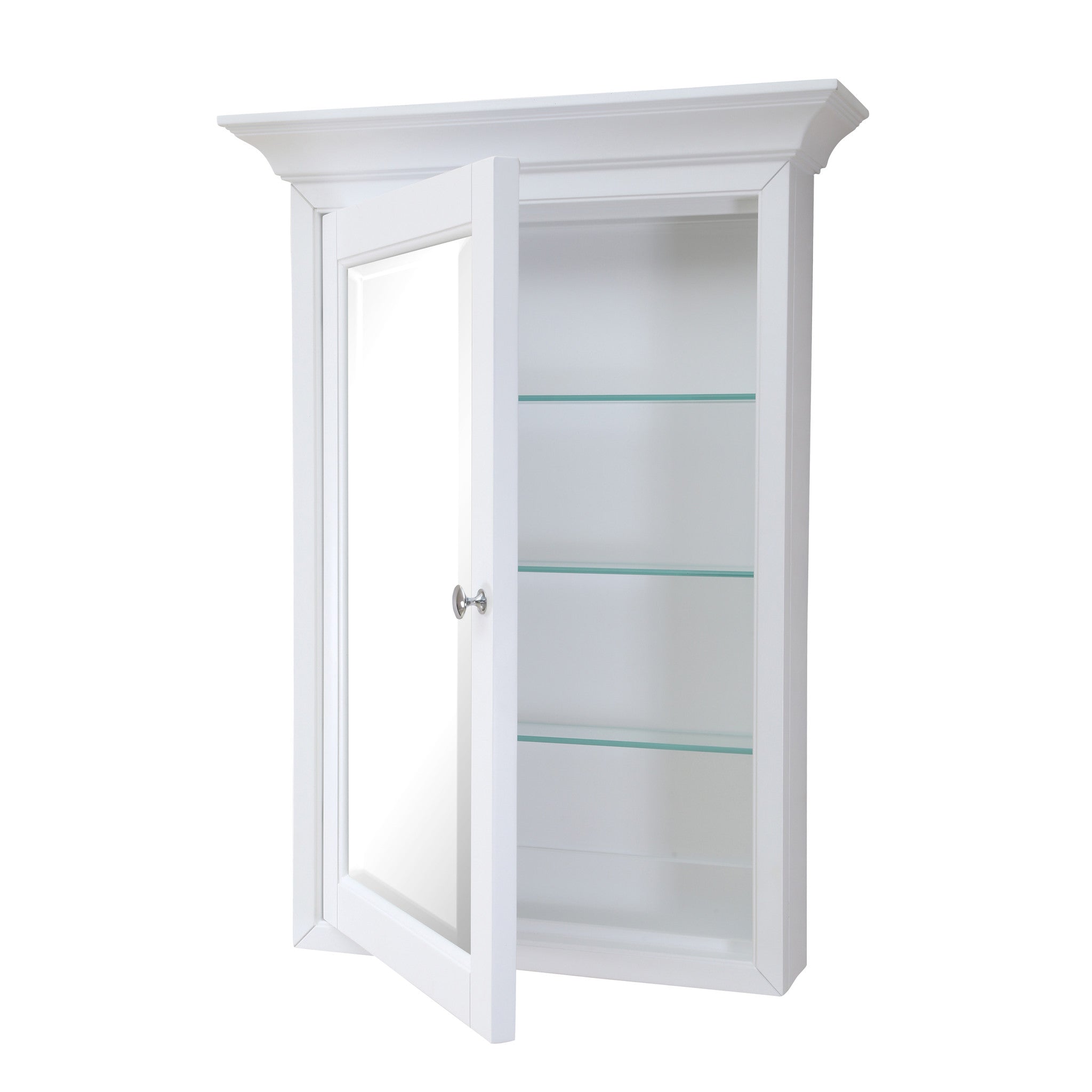 Newport Wall-Mounted Medicine Cabinet (White ...