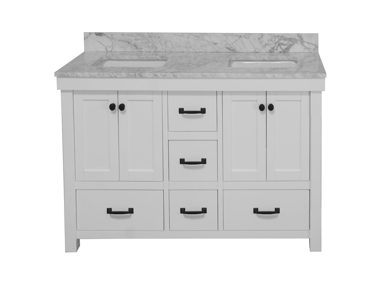 Tuscany 60 Rustic Double Sink Bathroom Vanity With Carrara Marble Top Kitchenbathcollection