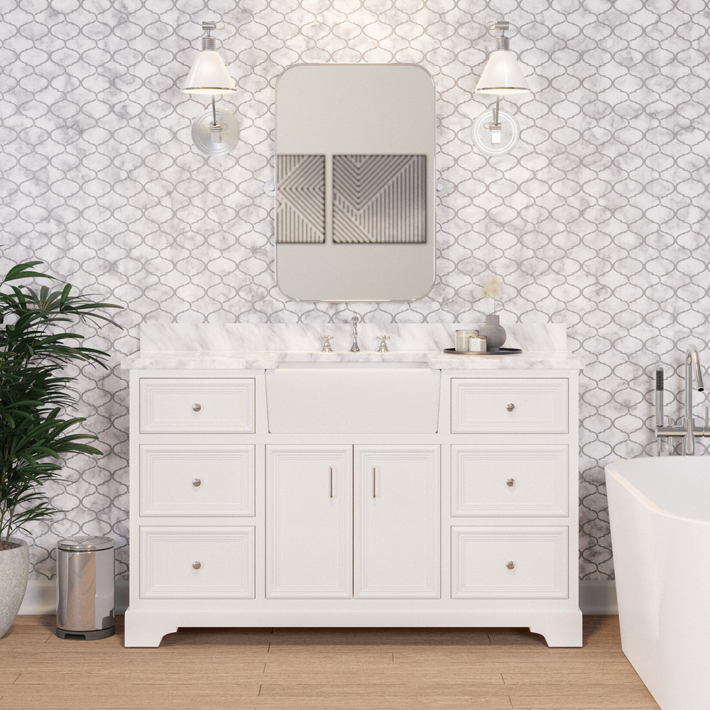 Designer Bathroom Vanities - Solid Wood Construction - Free Delivery