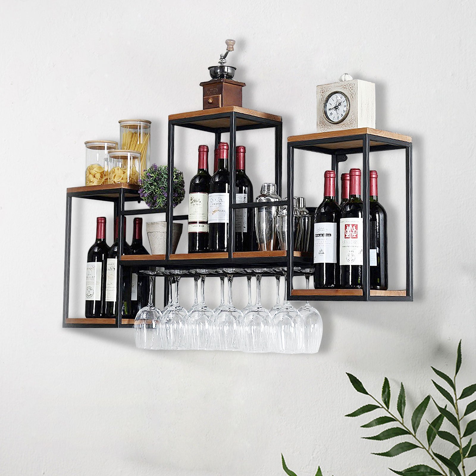 Estante Para Vino - 55 X 5 X 7 Cm - Estantería Para 6 Botellas - Botellero  Vertical - Para