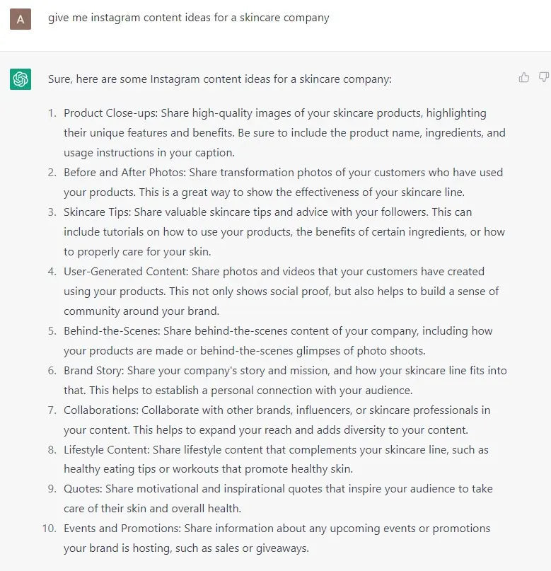 Chatgpt for Instagram
