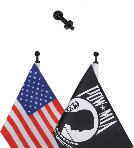 2Pack Harley Davidson flag mount with top fitment screws and ball for motorcycle customization1