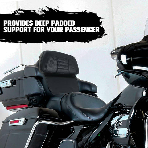 Stitching backrest cushion pad for Harley Davidson Glide Road King Touring2