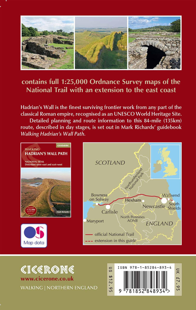 Cicerone Walking Hadrians Wall Path Shepherds Walks 9380