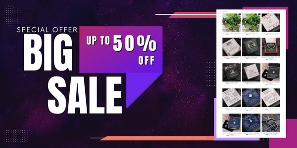 Big Sale up to 50% off
