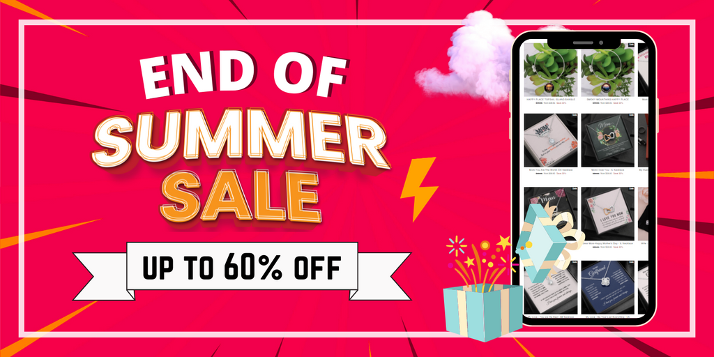 End of summer up to 60% off banner