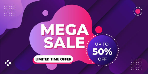 Mega Sell up to 50% off