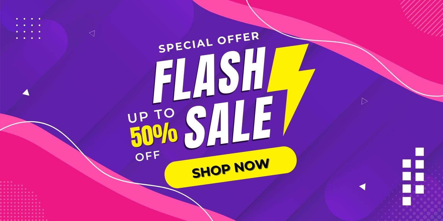 Flash Sell up to 50% off