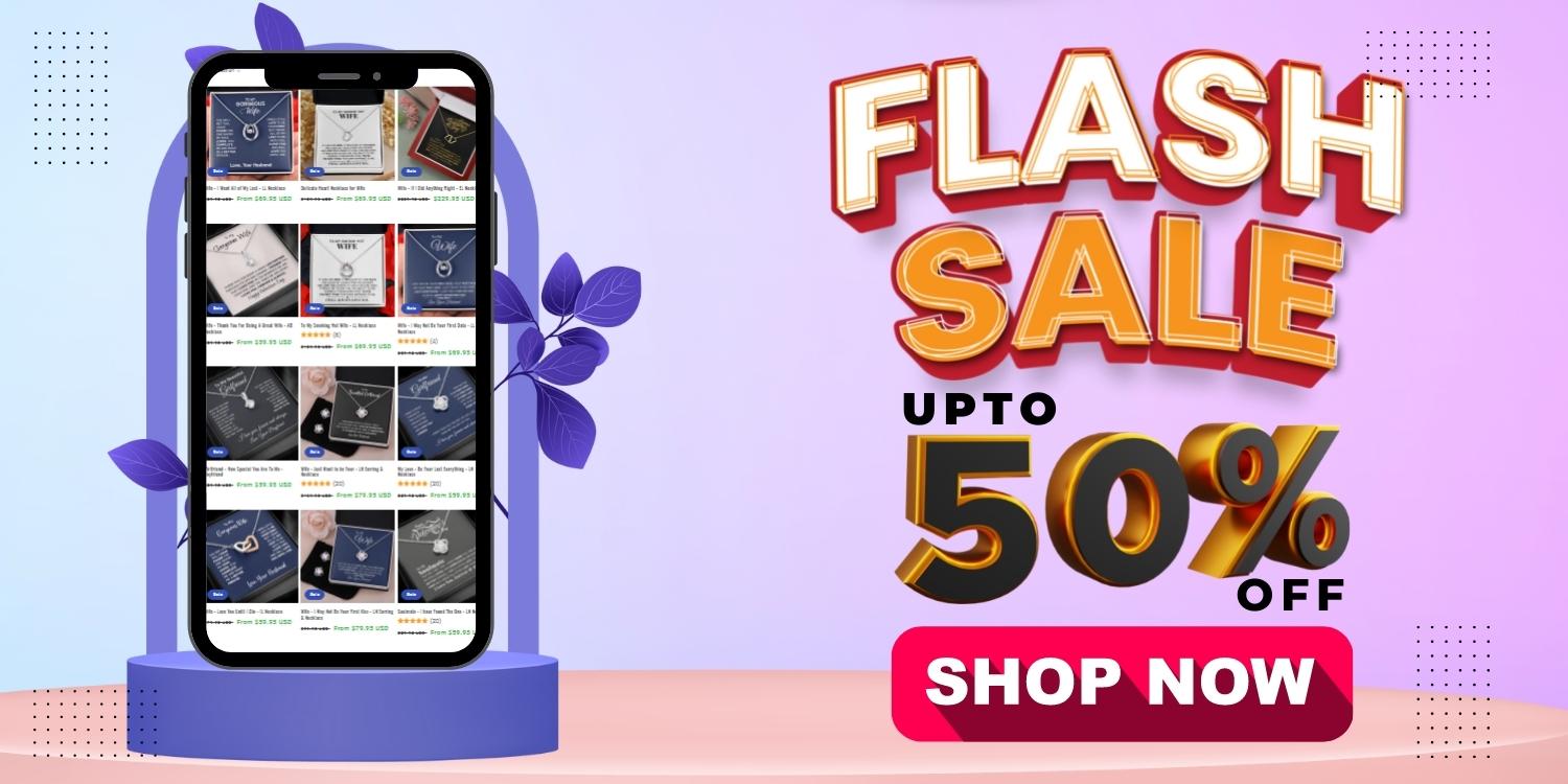 Upto 50% Off  on all necklace, jewelry item - flash sale