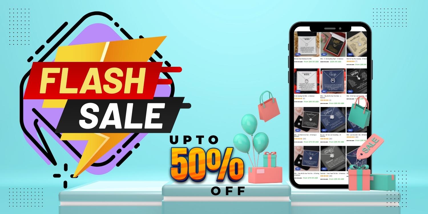 flash sale offer - upto 50% off from fetchthelove