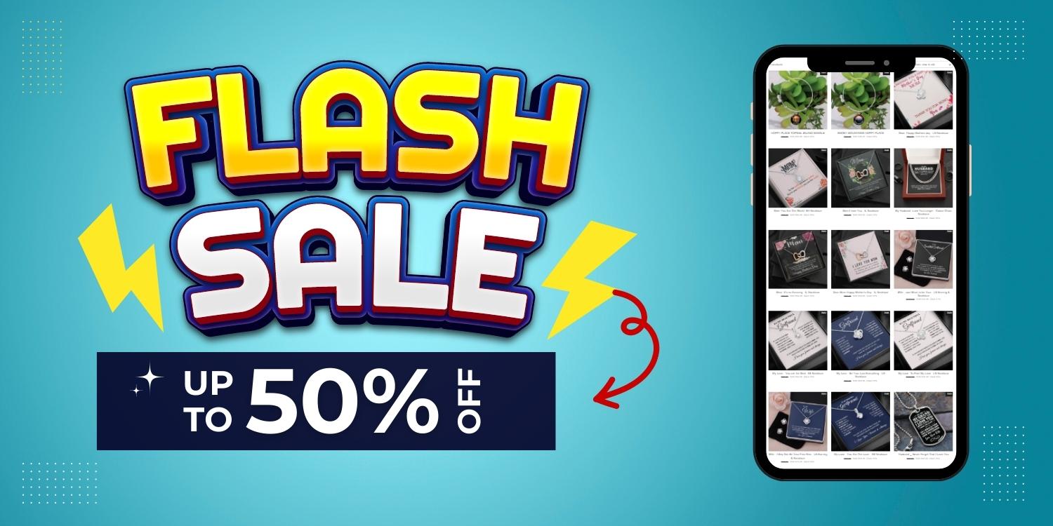 Flash sale offer - upto 50% off from fetchthelove