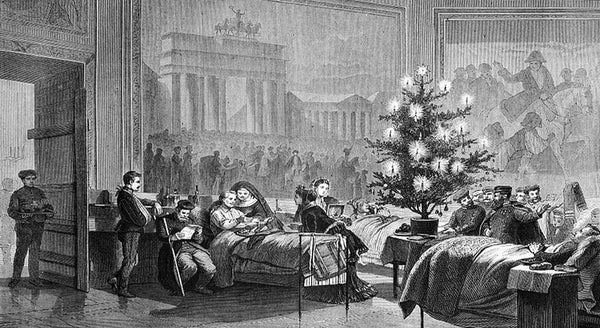 1871-christmas-tree for german soliders in a hospital