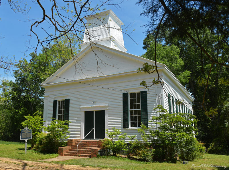 Summerfield Methodist Church located in Summerfield, Alabama.