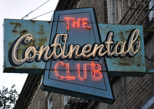 The continental club - Houston, tx - vintage neon signage
