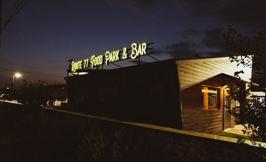 Route 77 Food Park & Bar, Waco, Texas