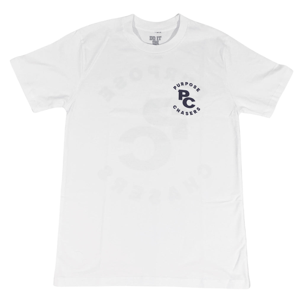 出産祝い Circle Etavirp Logo Black) × (White Tee. Tシャツ