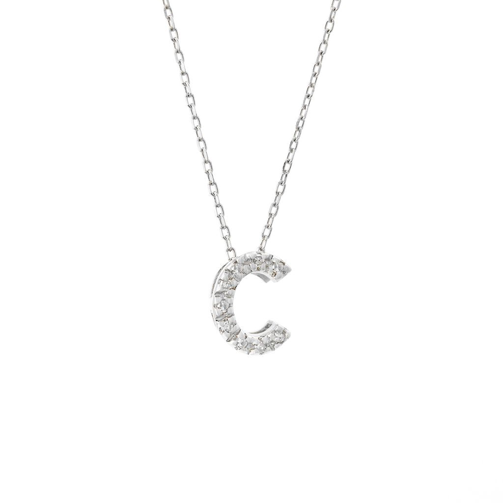 Sterling Silver Chunky Initial Necklace By Hersey Silversmiths |  notonthehighstreet.com