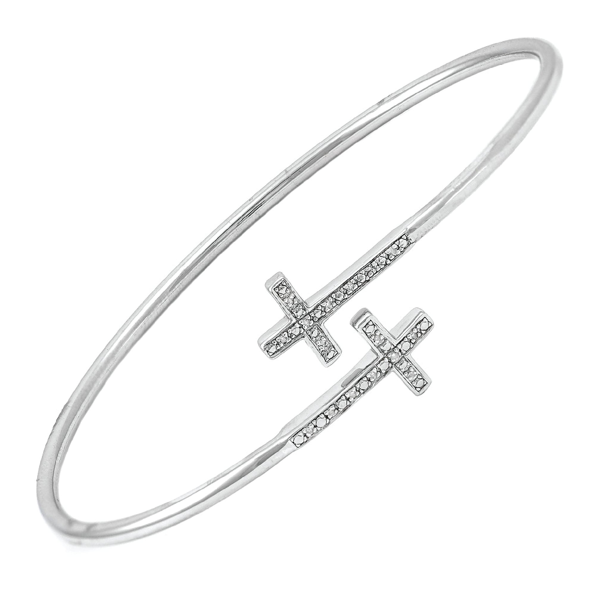 Latin Cross Bracelet Goldplated - MIIJOYA