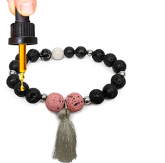 Natural 8mm Stone Bead Bracelet Lava Stone Diffuser Bracelets Men Jewelry