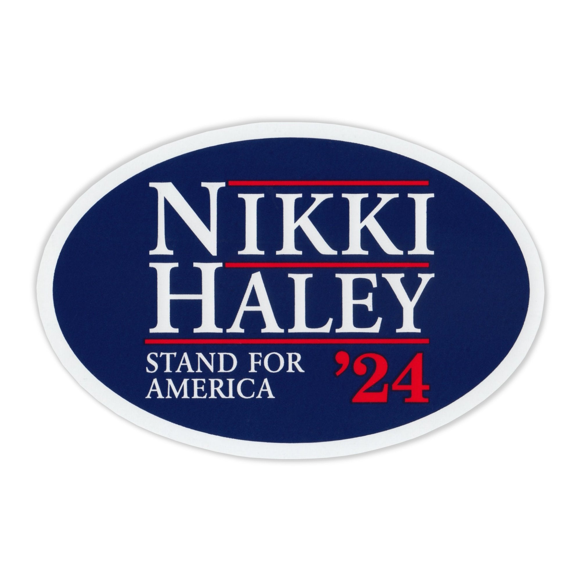 Nikki Haley 2024 Bumper Sticker Classic Design Vote For Nikki 2024