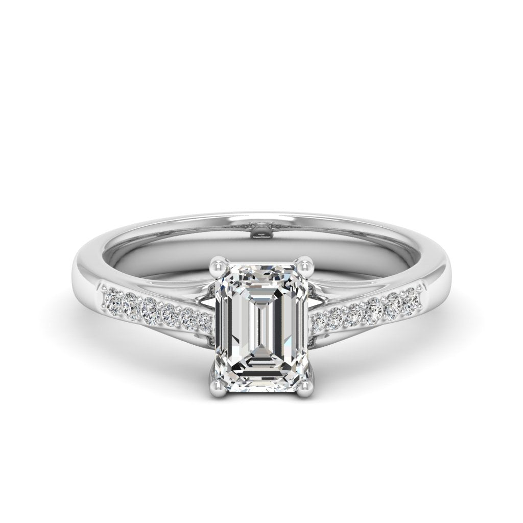 1.64 d.e.w cts Colleen Moissanite Ring – Bellamoi jewelry