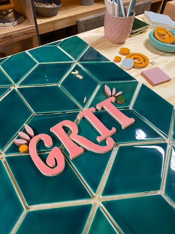 Grit Mosaic Tile Art