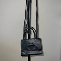 Small Telfar Black Shopping Bag