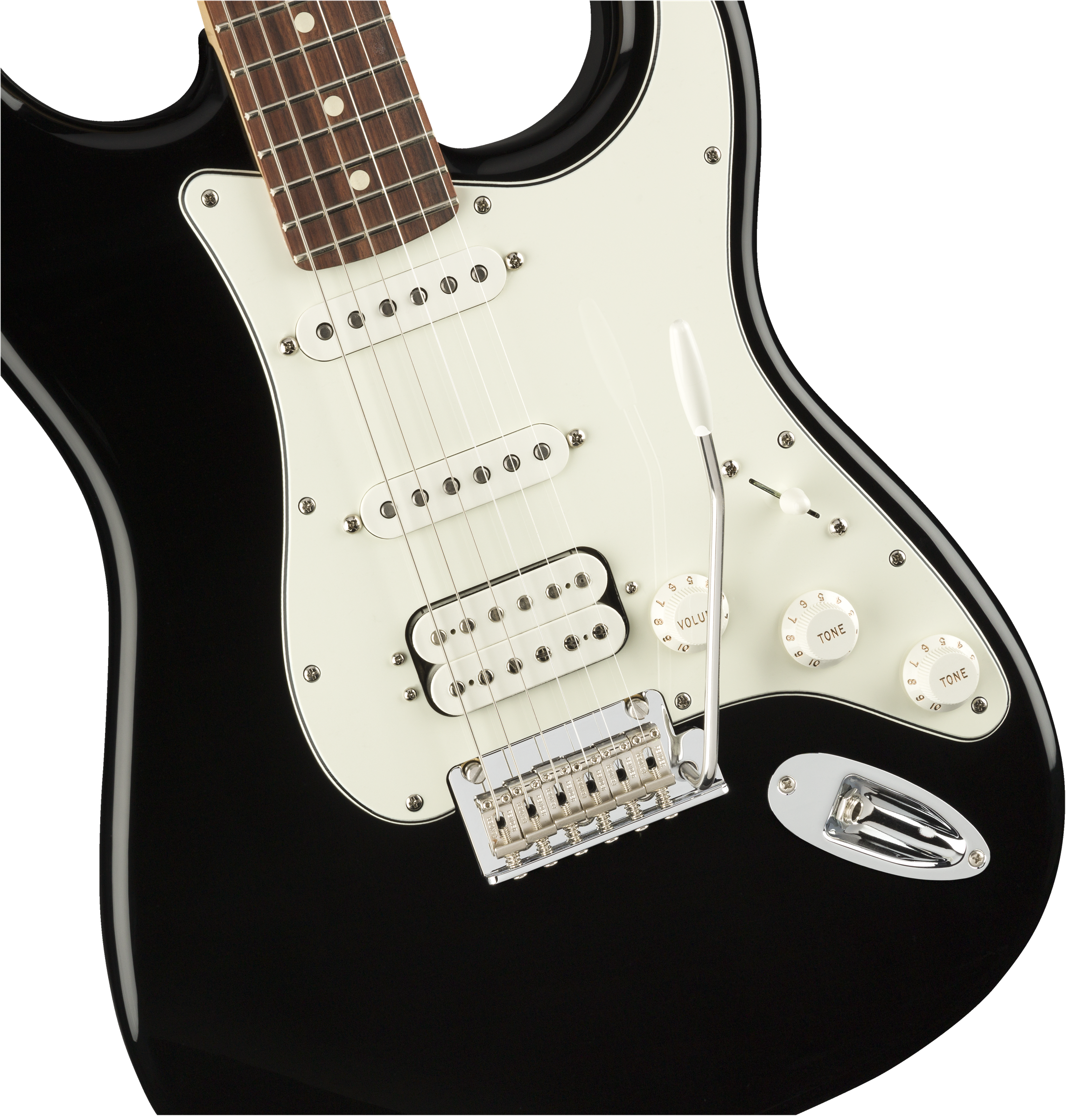 Player Stratocaster HSS (MEX, PF) - polar white Guitare électrique forme  str Fender
