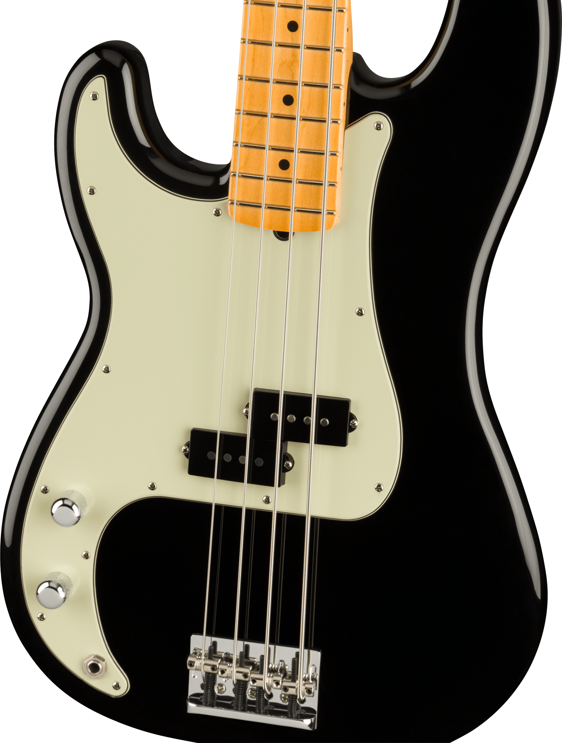 American Professional II Precision Bass, LH, Black, Maple FB