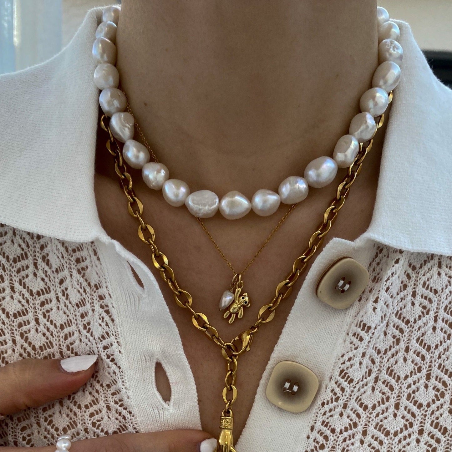 Stella Chanel Pearl Necklace (Pre-order) Gud Mornin