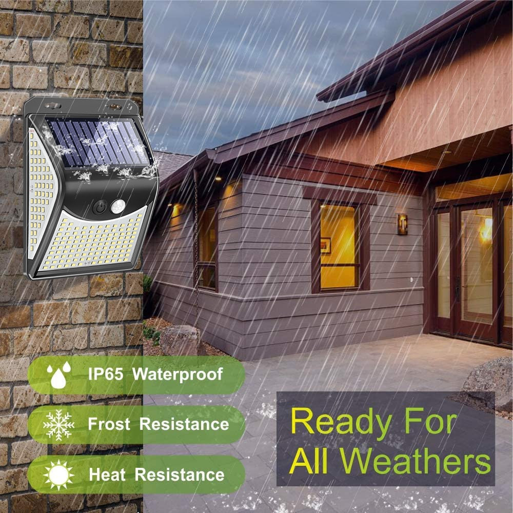 244 LED Solar Lamp with Motion Sensor