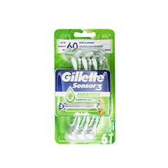 Gillette 吉列 Sensor 3 男士敏感肌用即棄刀刨 6支裝