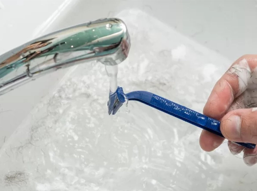 Clean your razor after shaving