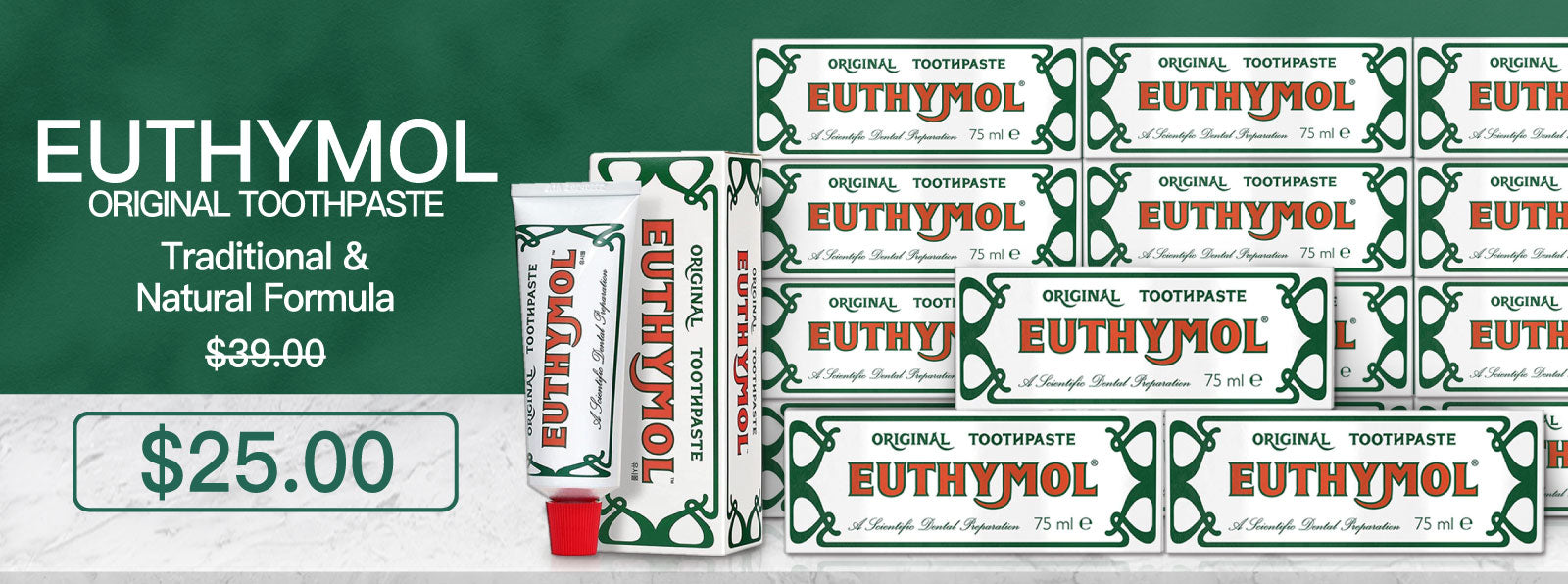 Spot On's special offer for Euthymol Original Toothpaste