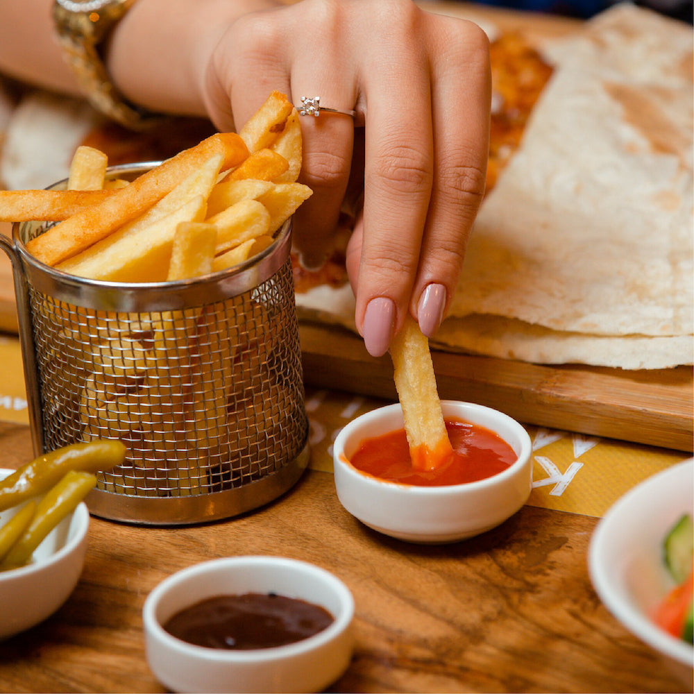 Greasy food make you sweat more, thus worse BO