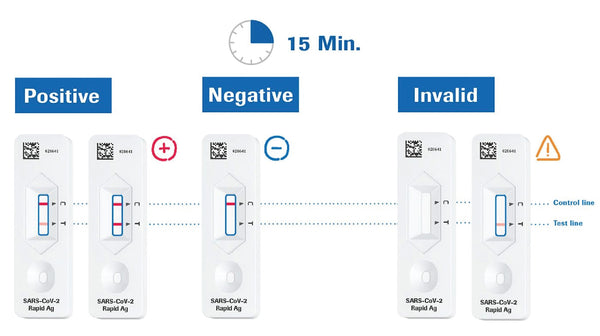 Covid rapid test kit results interpretation