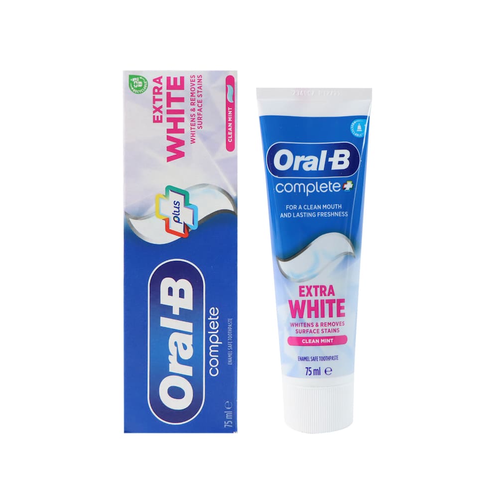 te veel Verschuiving Becks Oral-B Complete Plus Extra White Toothpaste 75ml | Spot On