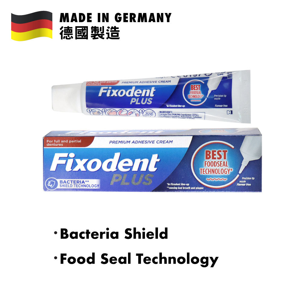 Fixodent Plus Denture Adhesive Food Seal