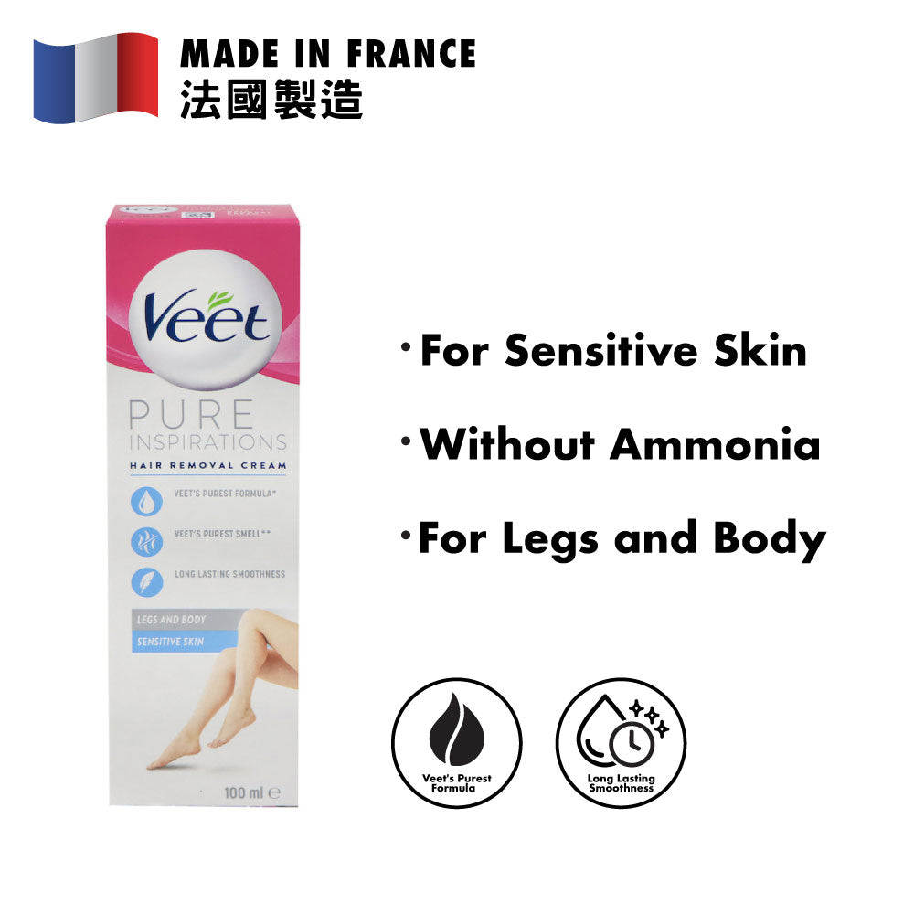 Veet Pure Hair Removal Cream For Women Sensitive Skin 50gm Uses Price  Dosage Side Effects Substitute Buy Online