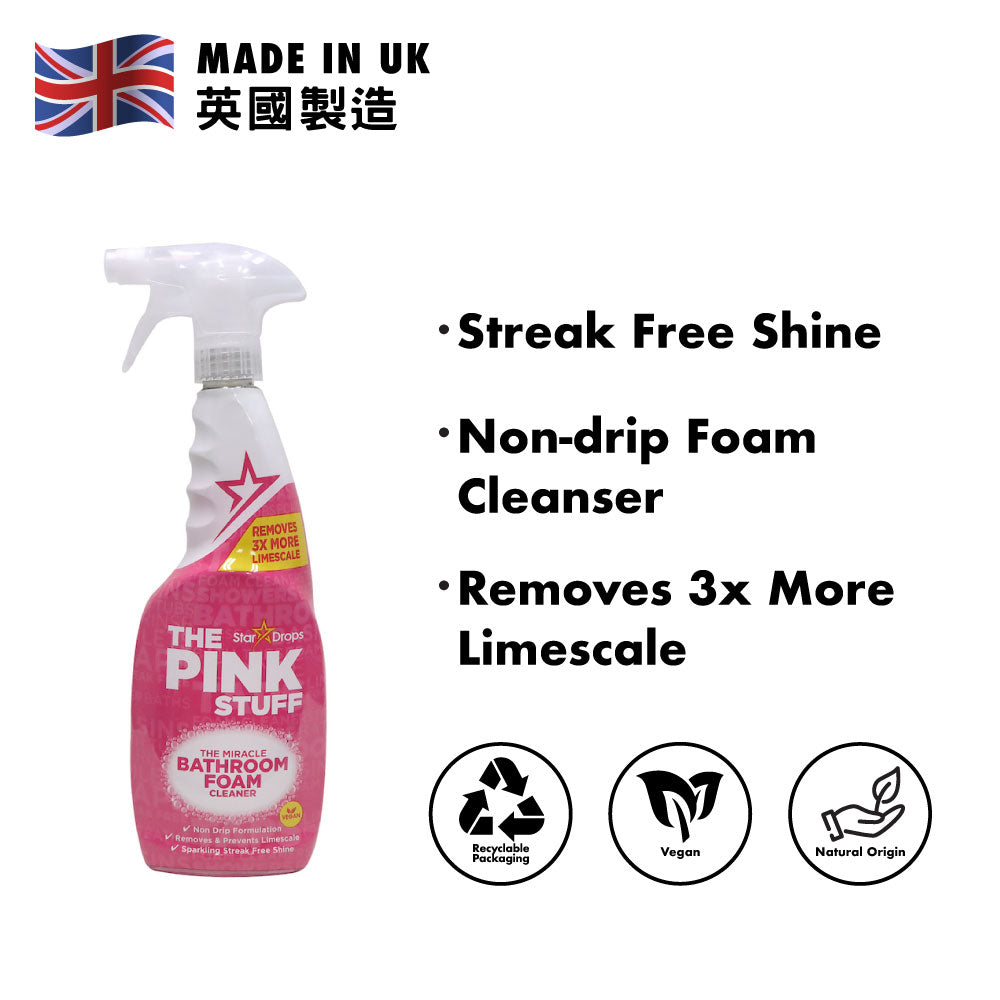 THE PINK STUFF The Miracle Bathroom Foam Cleaner Spray,750ml