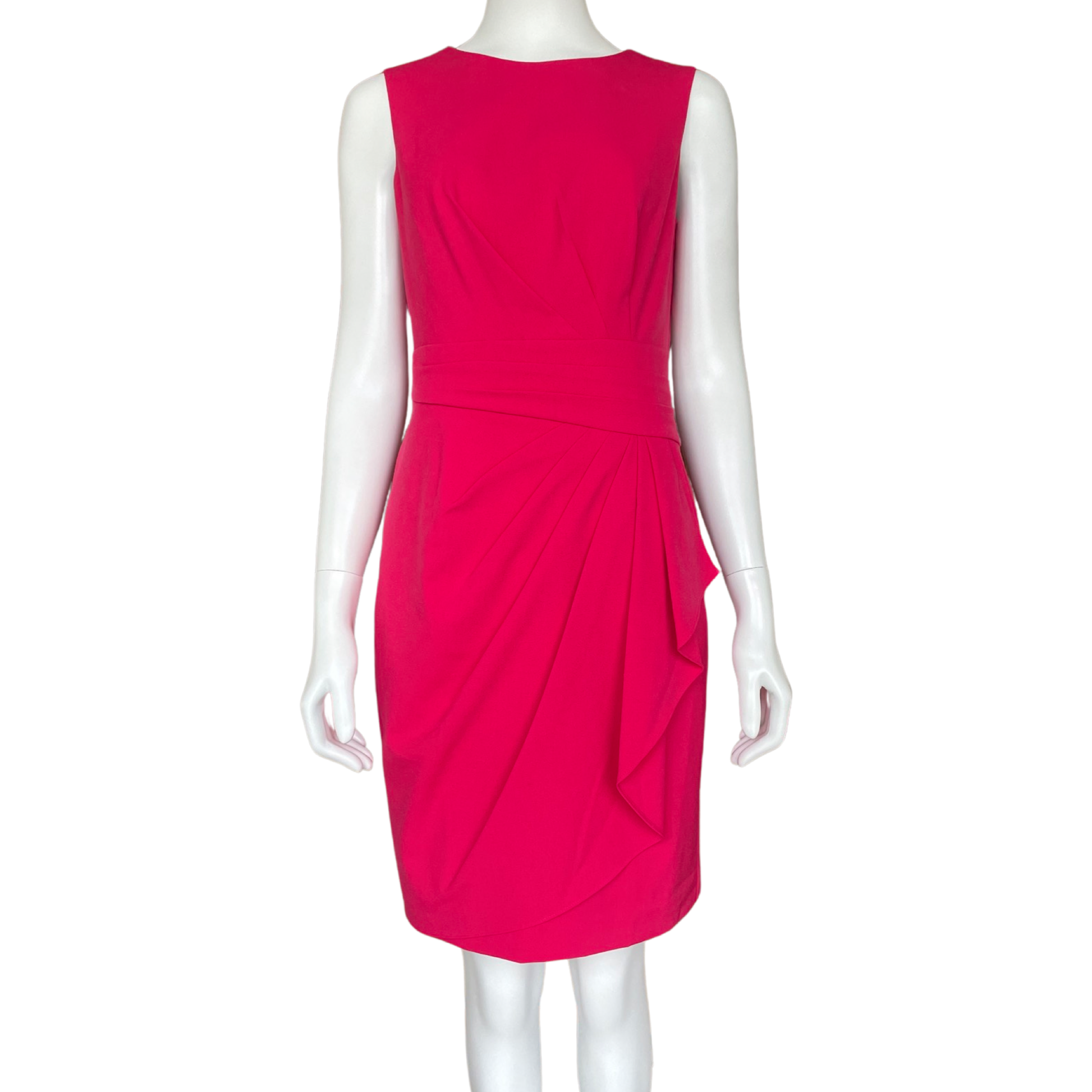 Vestido Calvin Klein Drapeado Rosado - Talla S – The Preloved Shop