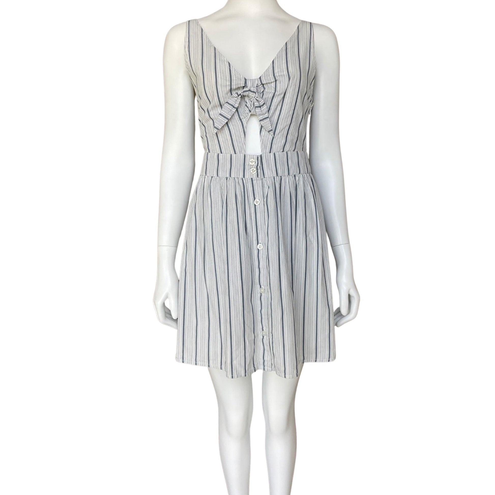 Vestido Abercrombie & Fitch Rayado Azul - Talla S – The Preloved Shop