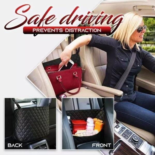 Car Seat Storage And Handbag Holding Net - Axelwell