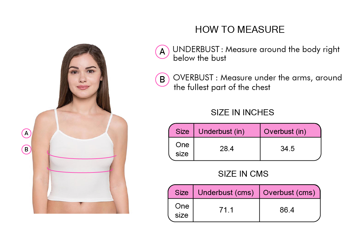 Size Chart - Camisoles – Candyskin
