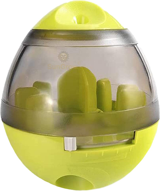 SunGrow Interactive Chew Ball Treat Dispenser Dog & Cat Teething Toy