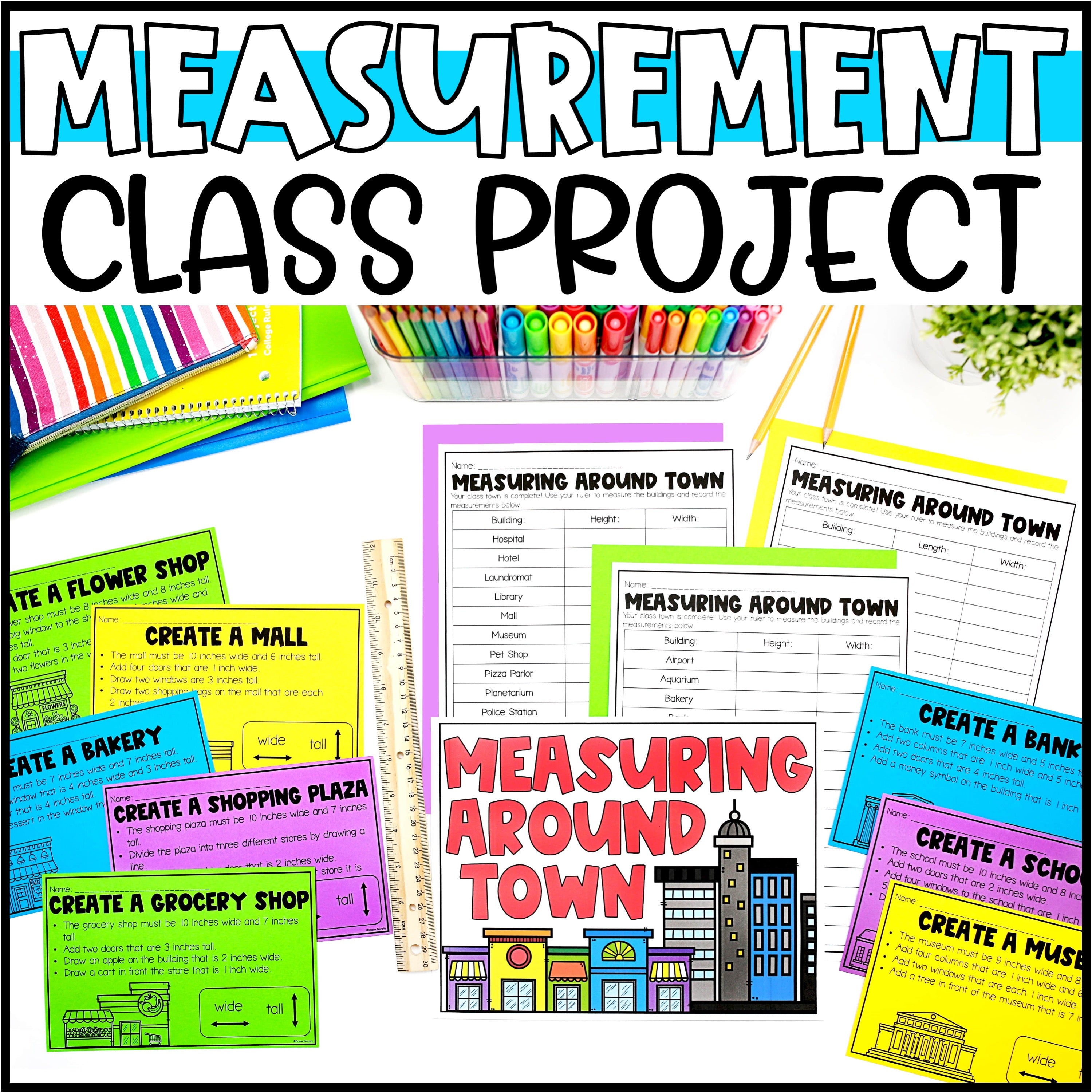 Measurement Project | Measurement Activities - Build a Town