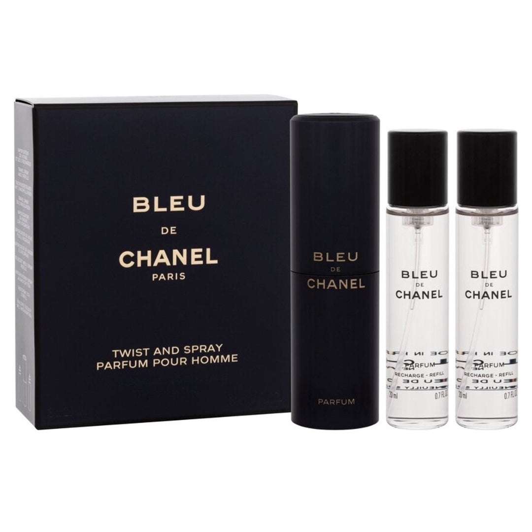 Buy Chanel Bleu De Chanel EDT 3 X 20ml Travel Spray for Men Online